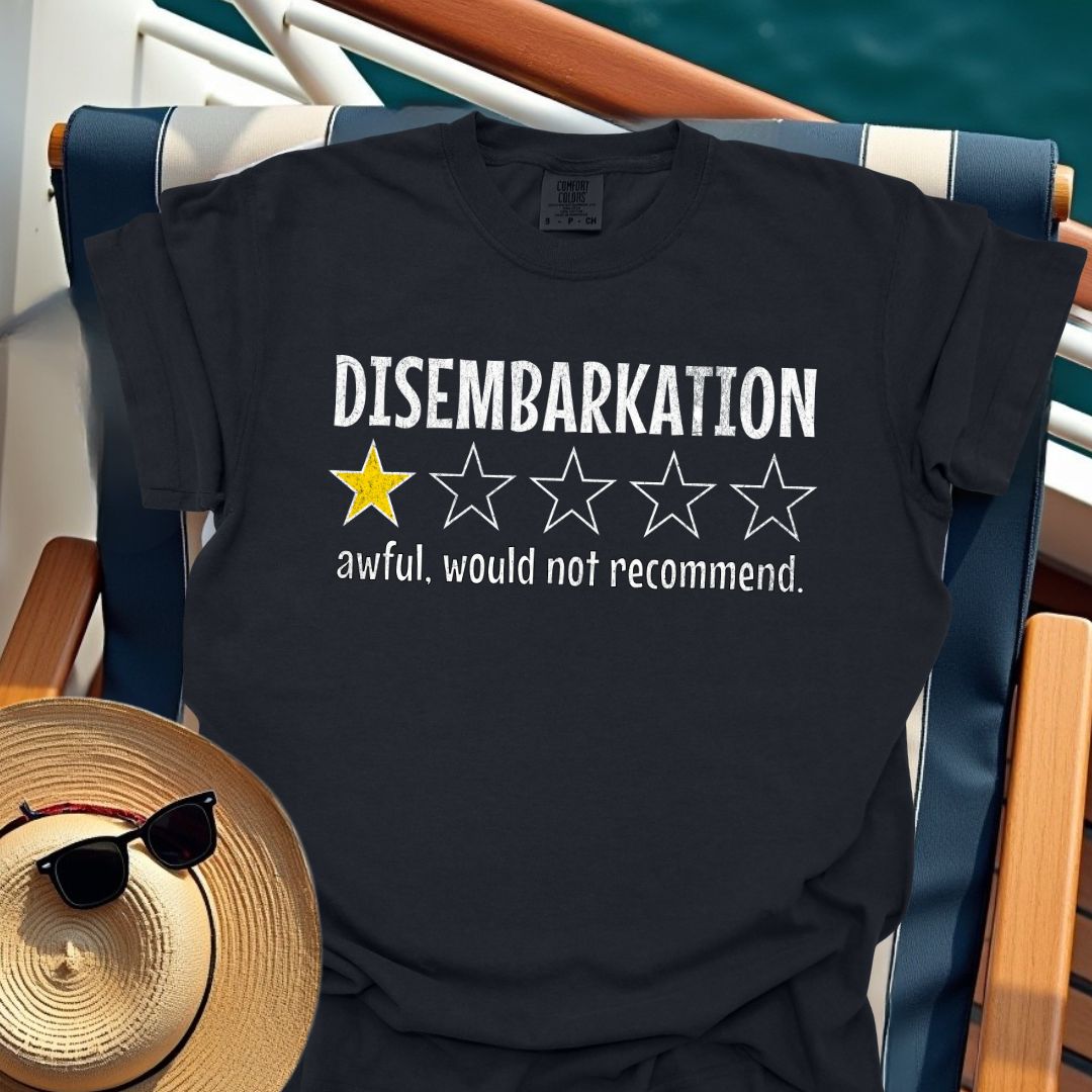 Disembarkation One Star Review T-Shirt