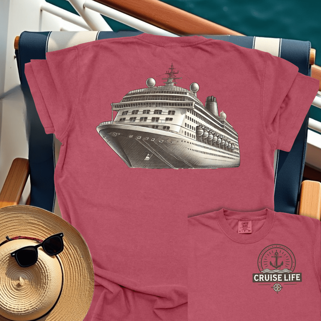 Vintage Ship Cruise Life T-Shirt