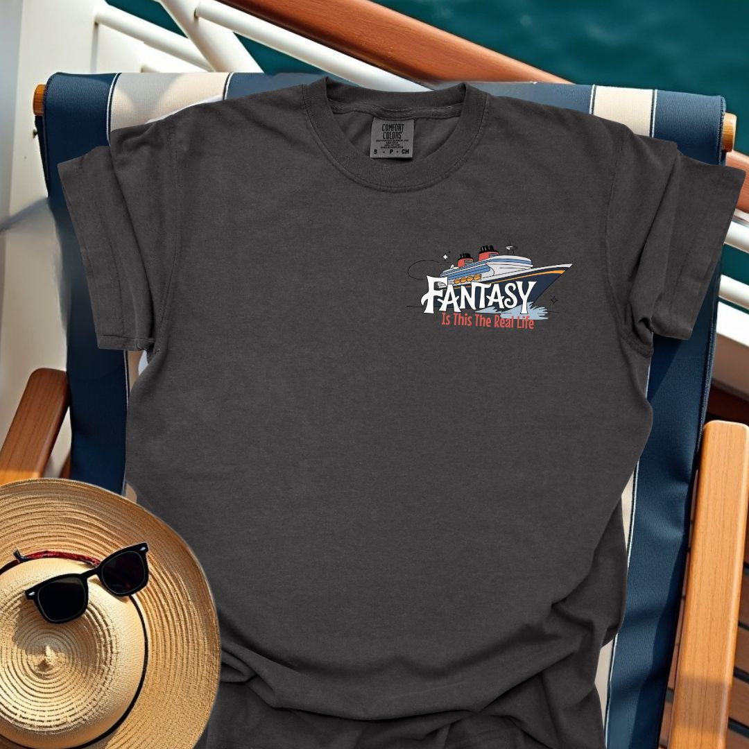 Is This The Real Life.. Fantasy (Chest) T-Shirt