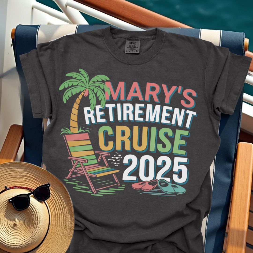 Personalized Retirement Cruise 2025 T-Shirt