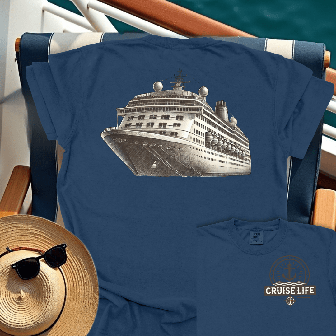 Vintage Ship Cruise Life T-Shirt
