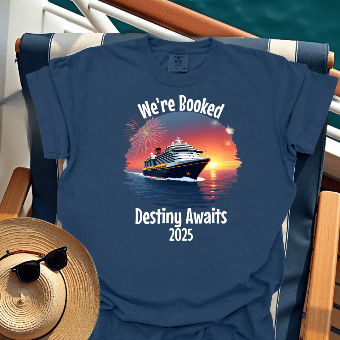 We're Booked Destiny Awaits 2025 T-Shirt
