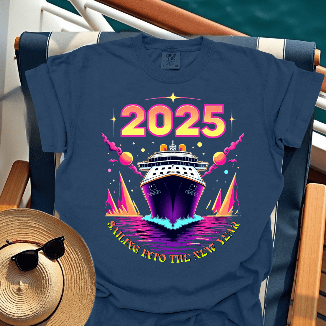 2025 Sailing Into The New Year T-Shirt