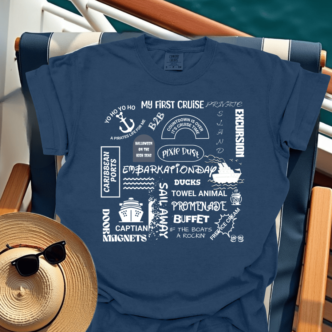 Cruise Word Collage T-Shirt