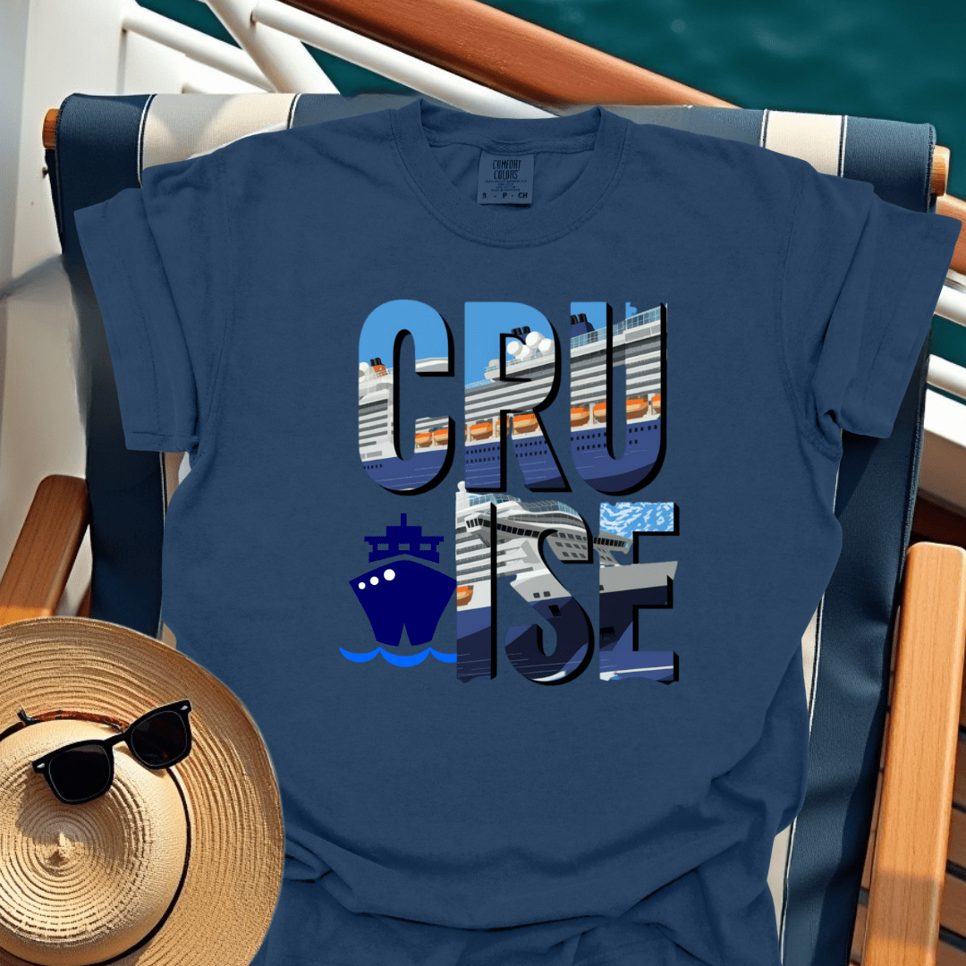 Cruise Ship Graphic T-Shirt