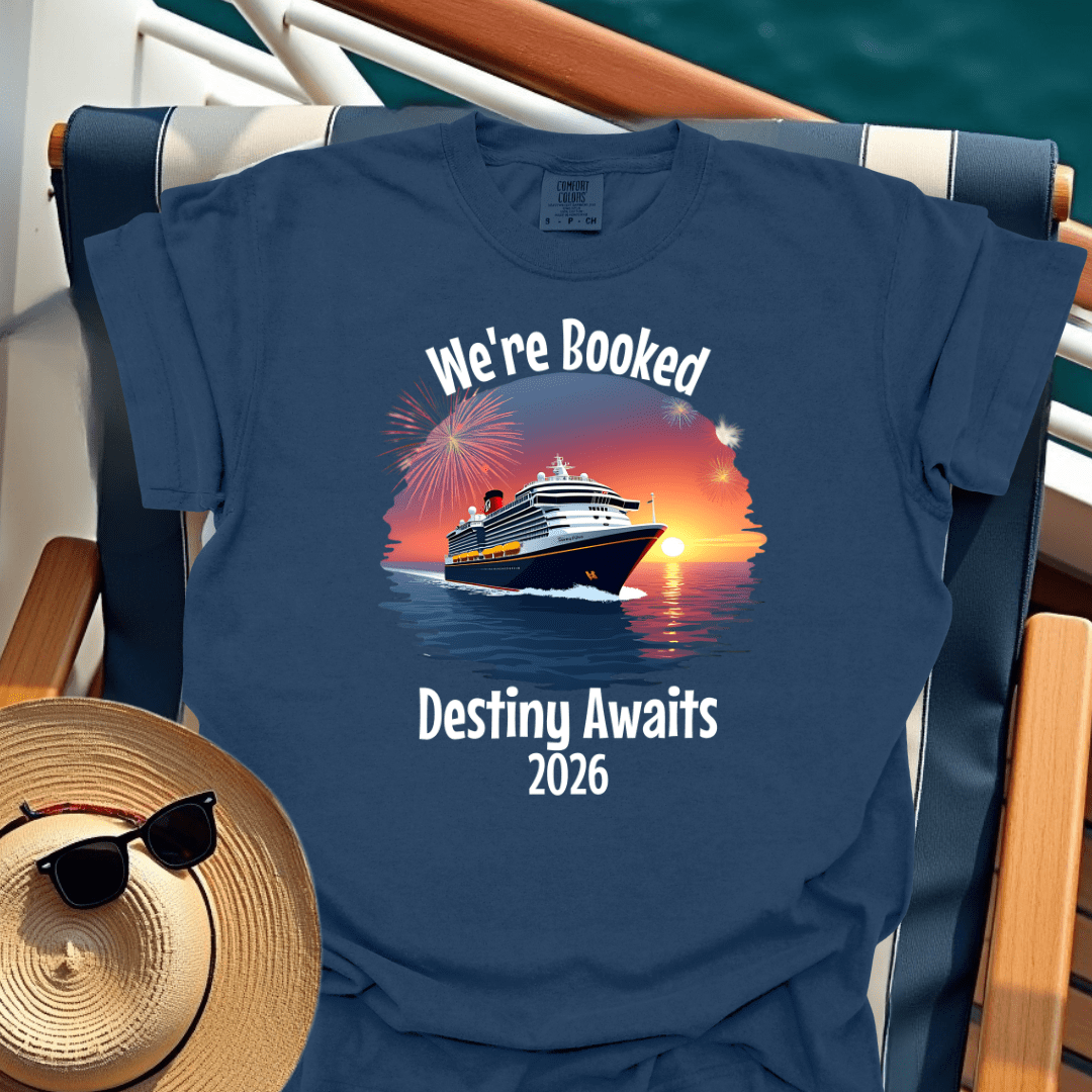 We're Booked Destiny Awaits 2026 T-Shirt
