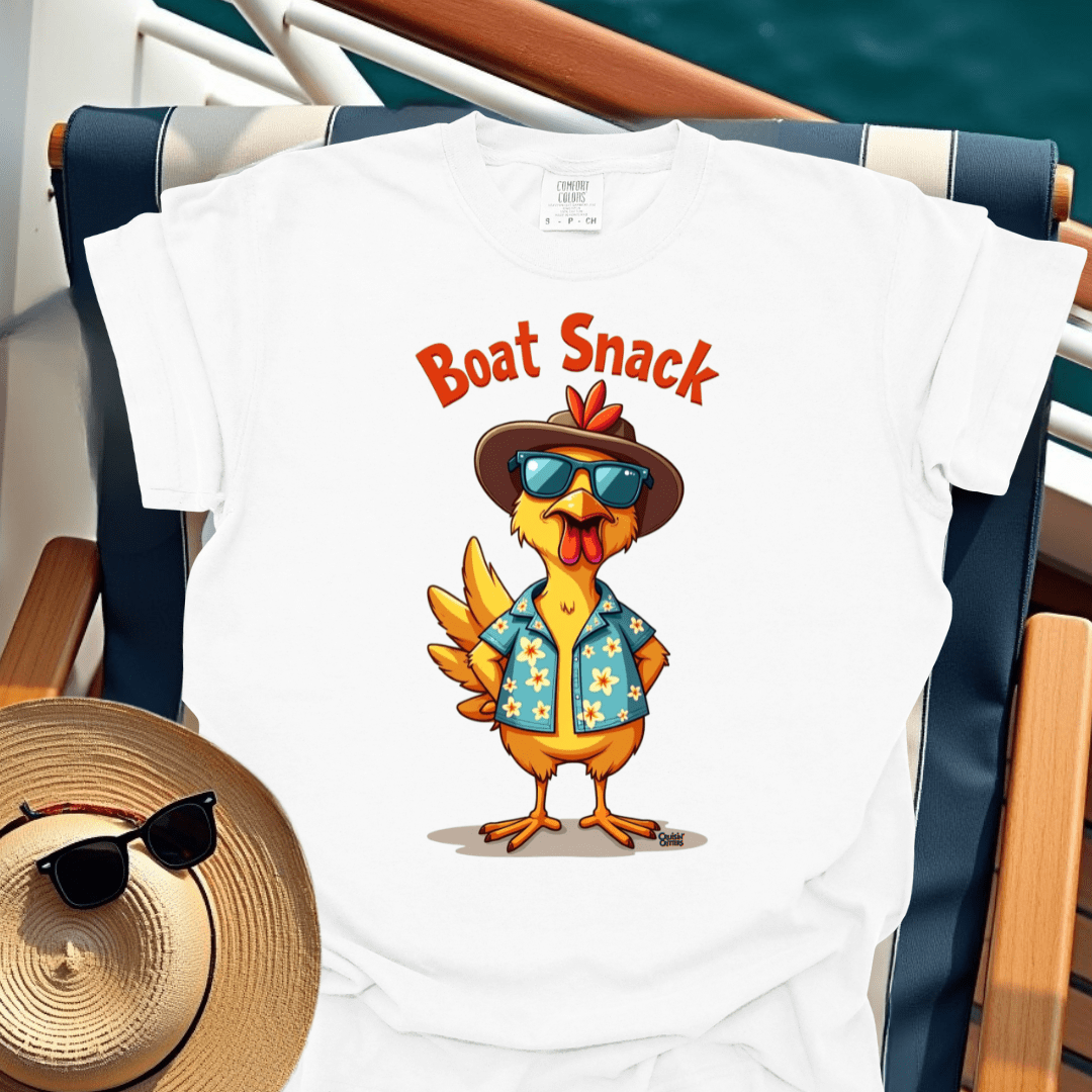 Cruisin' Critters Chicken Boat Snack T-Shirt
