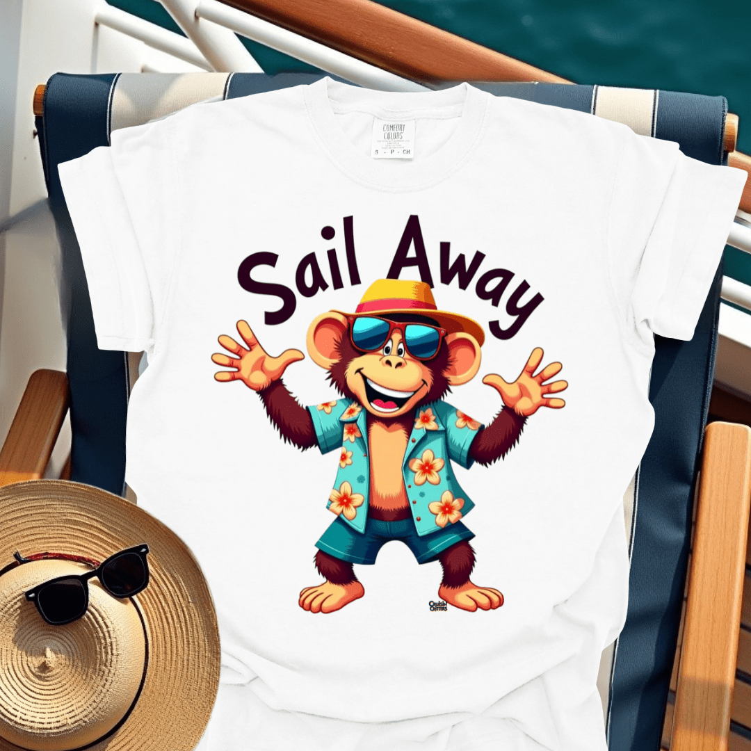 Cruisin' Critters Chimp Sail Away II T-Shirt