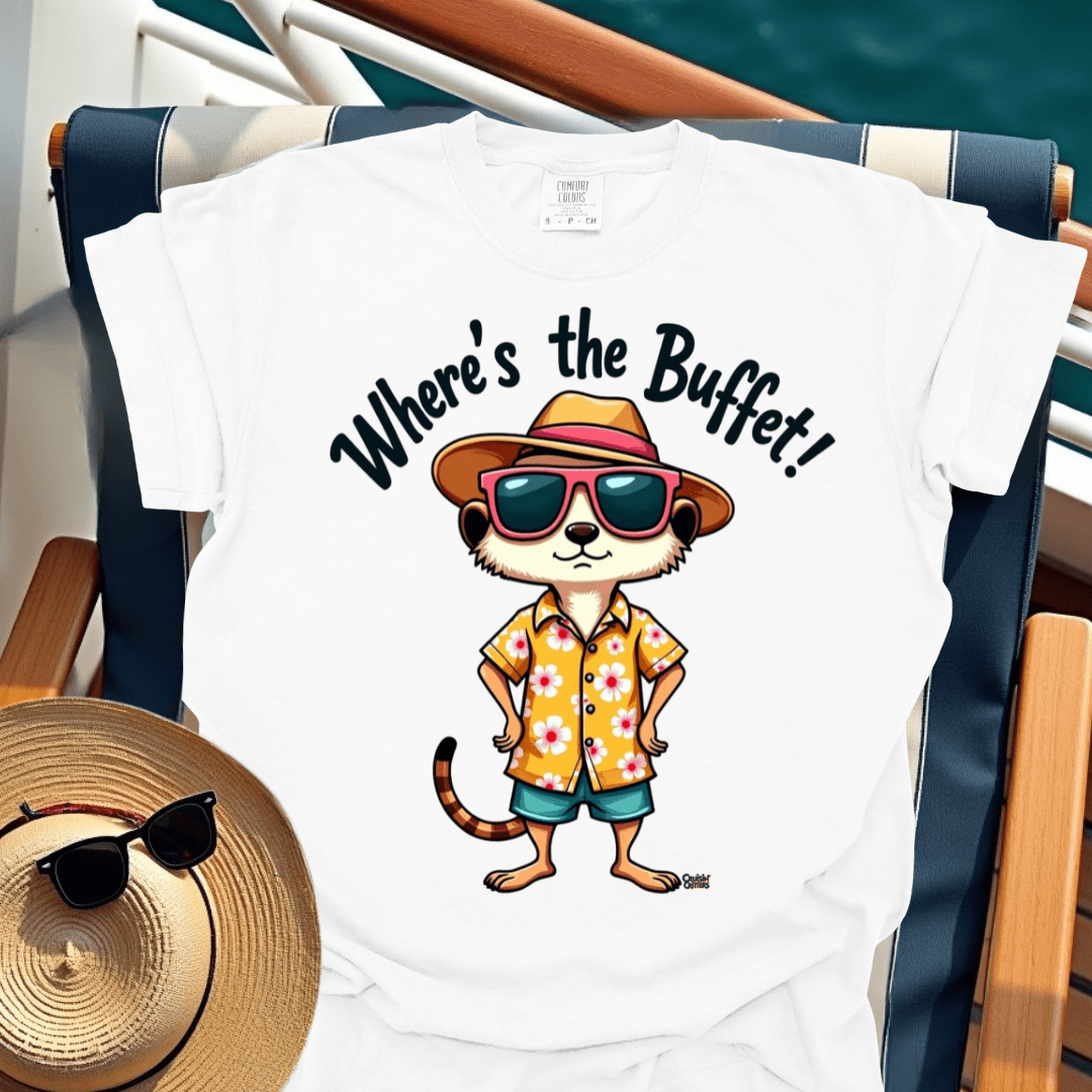 Cruisin' Critters MeerKat Where's The Buffet T-Shirt