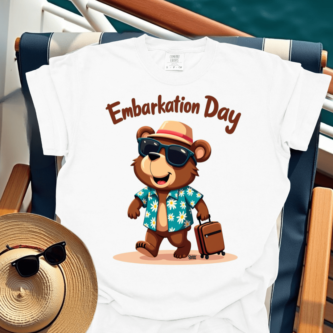 Cruisin' Critters Bear Embarkation Day T-Shirt