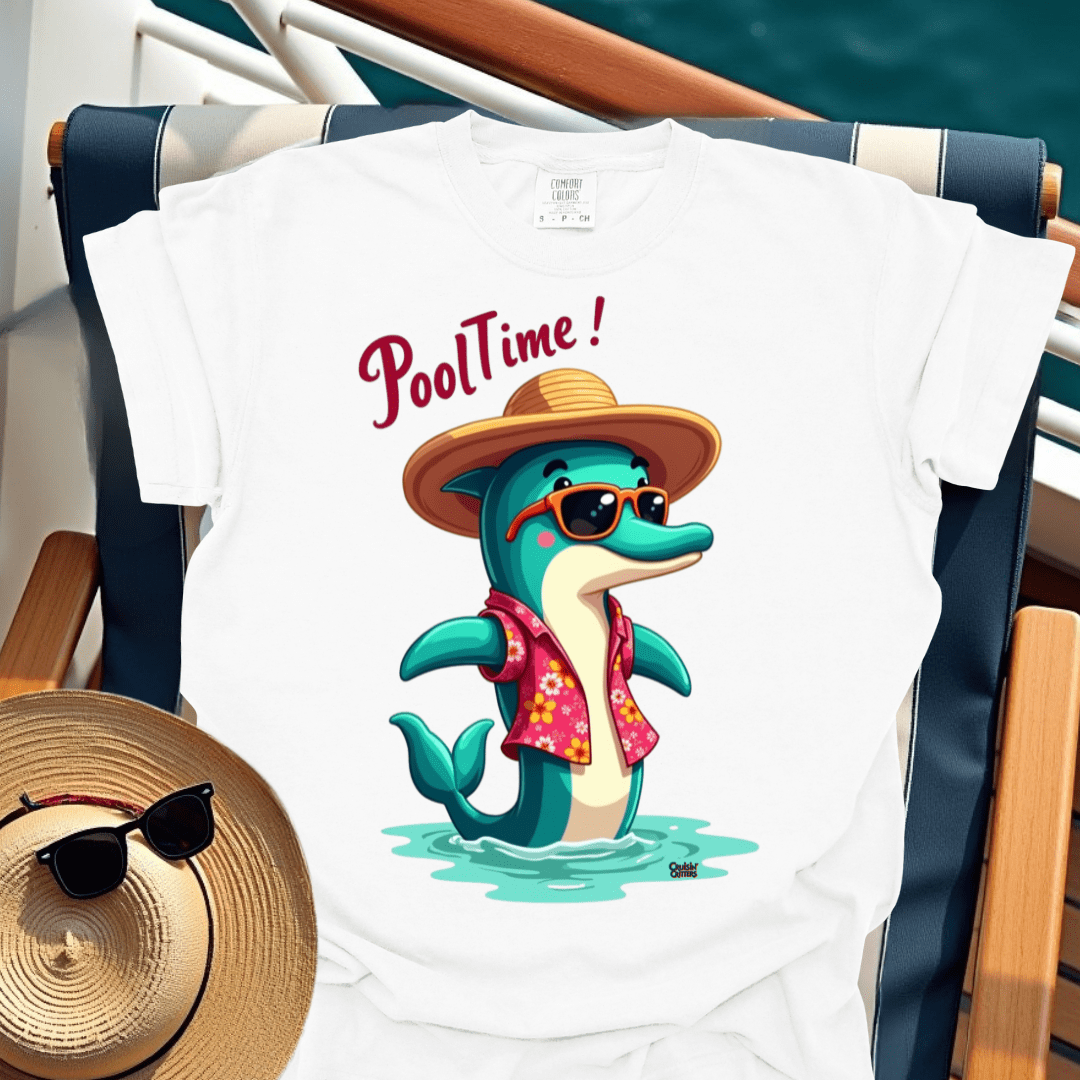Cruisin' Critters Dolphin Pool Time T-Shirt