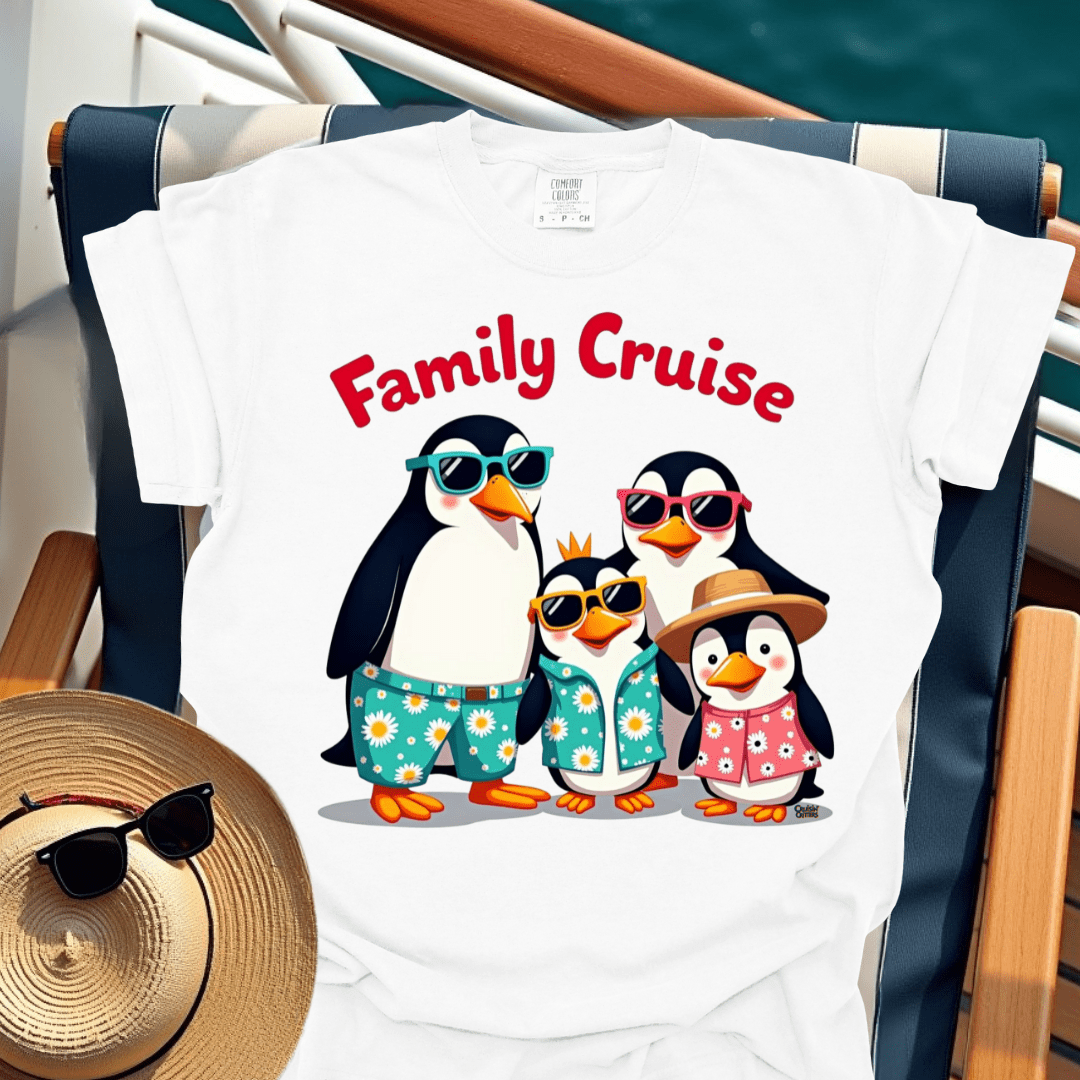 Cruisin' Critters Penguin Family Cruise T-Shirt