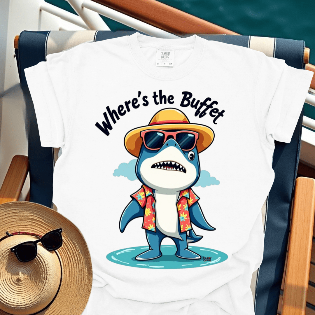 Cruisin' Critters Shark Where's The Buffet T-Shirt