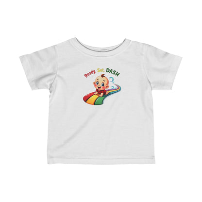 Ready, Set, Dash Infant Jersey Tee