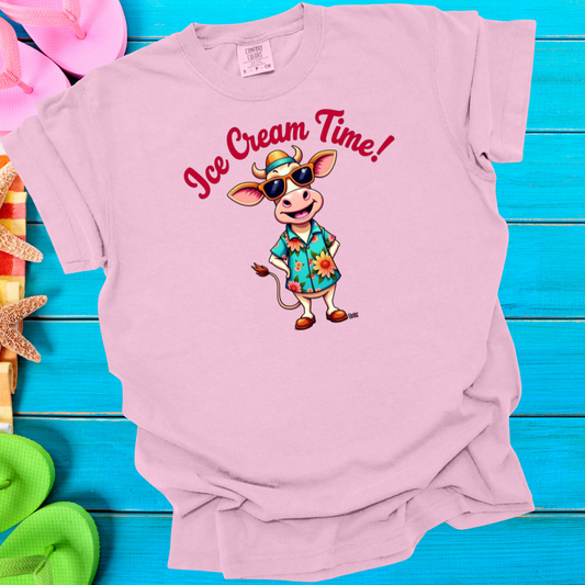 Cruisin' Critters Cow Ice Cream Time T-Shirt