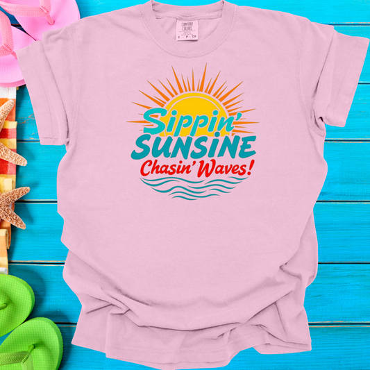 Sippin Sunshine Chasing Waves T-Shirt