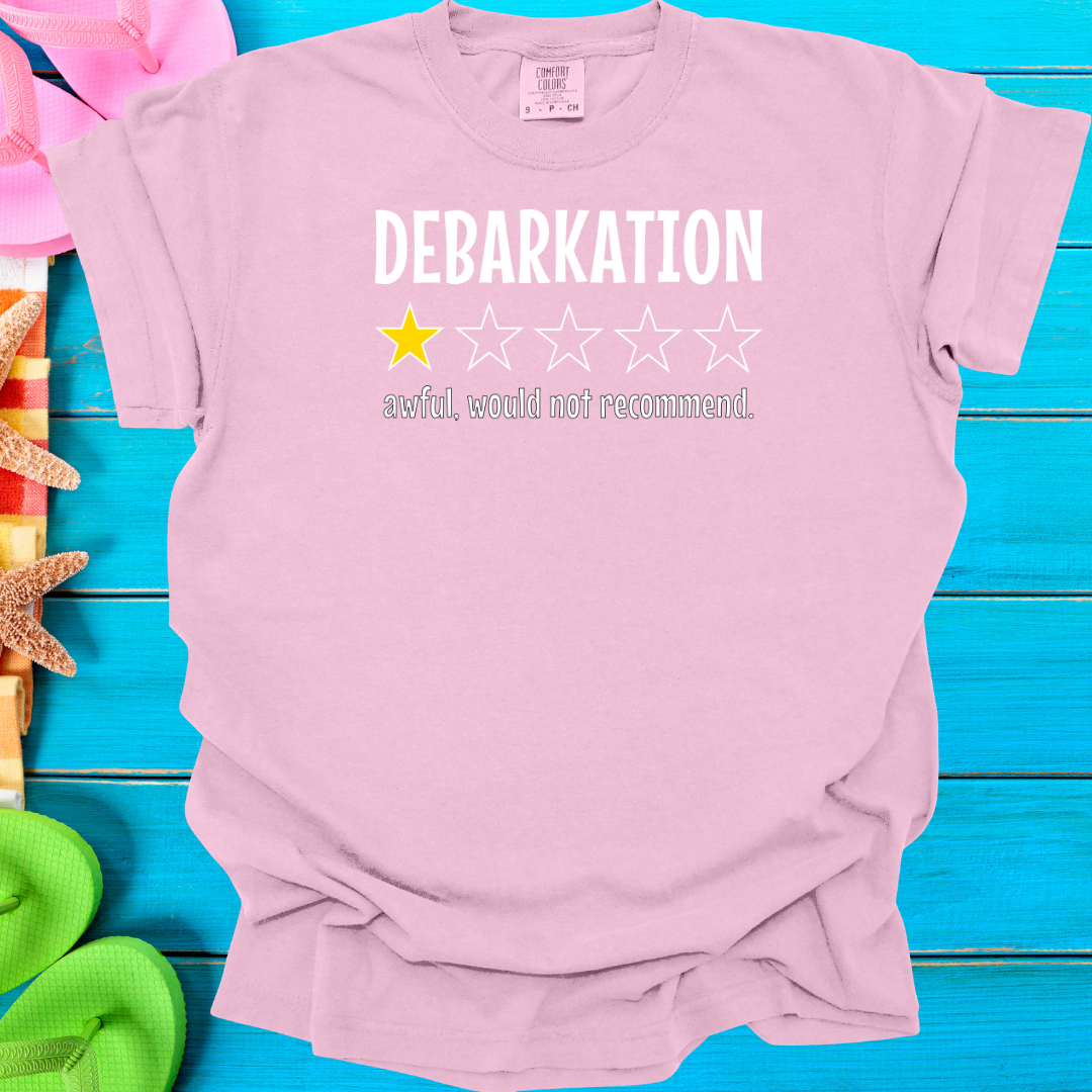 Debarkation One Star Review T-Shirt