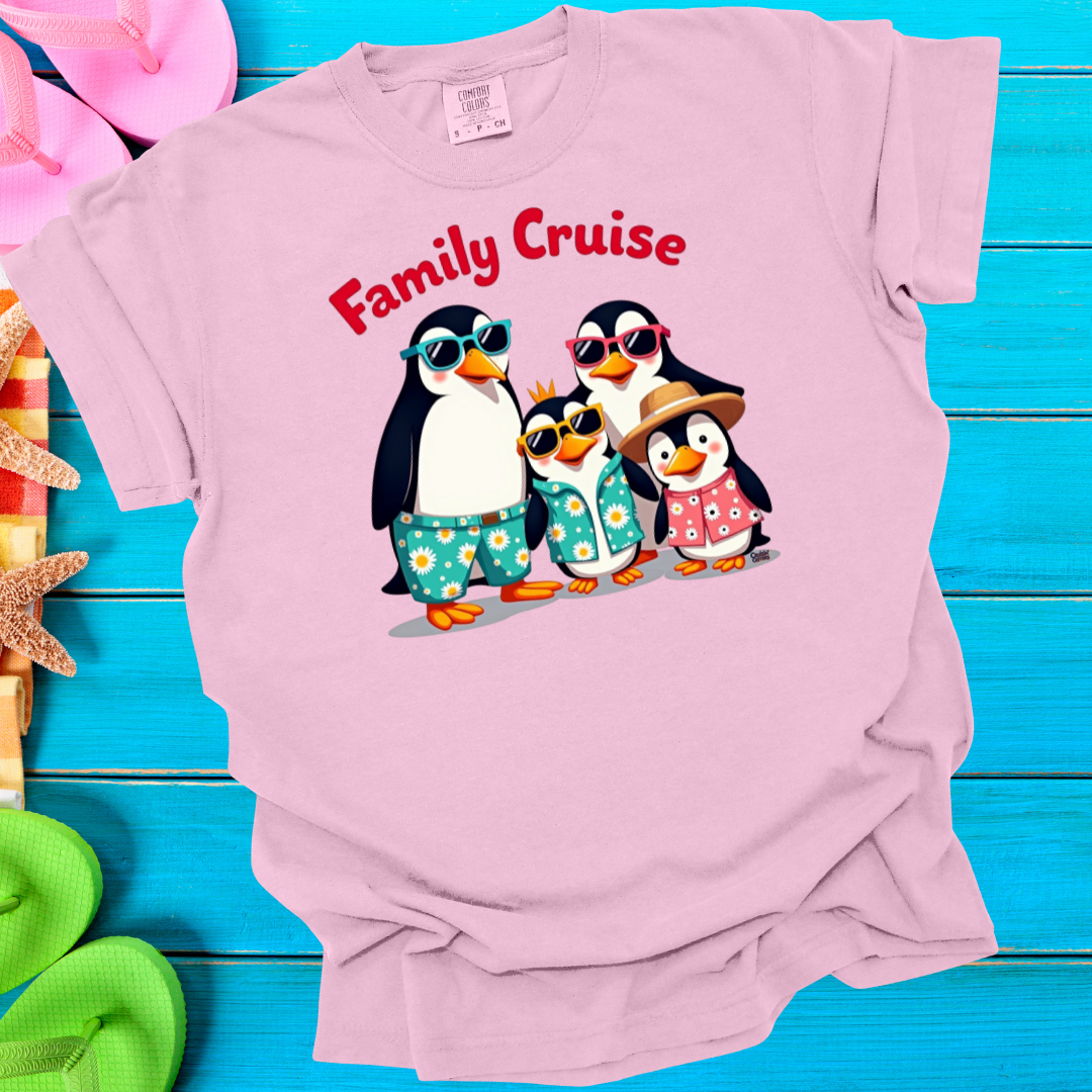 Cruisin' Critters Penguin Family Cruise T-Shirt