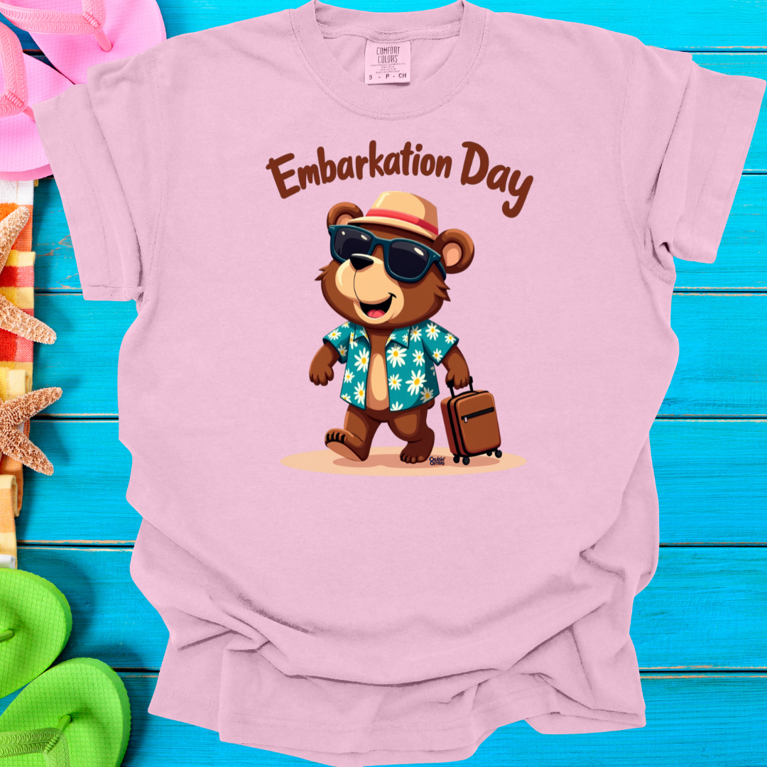 Cruisin' Critters Bear Embarkation Day T-Shirt