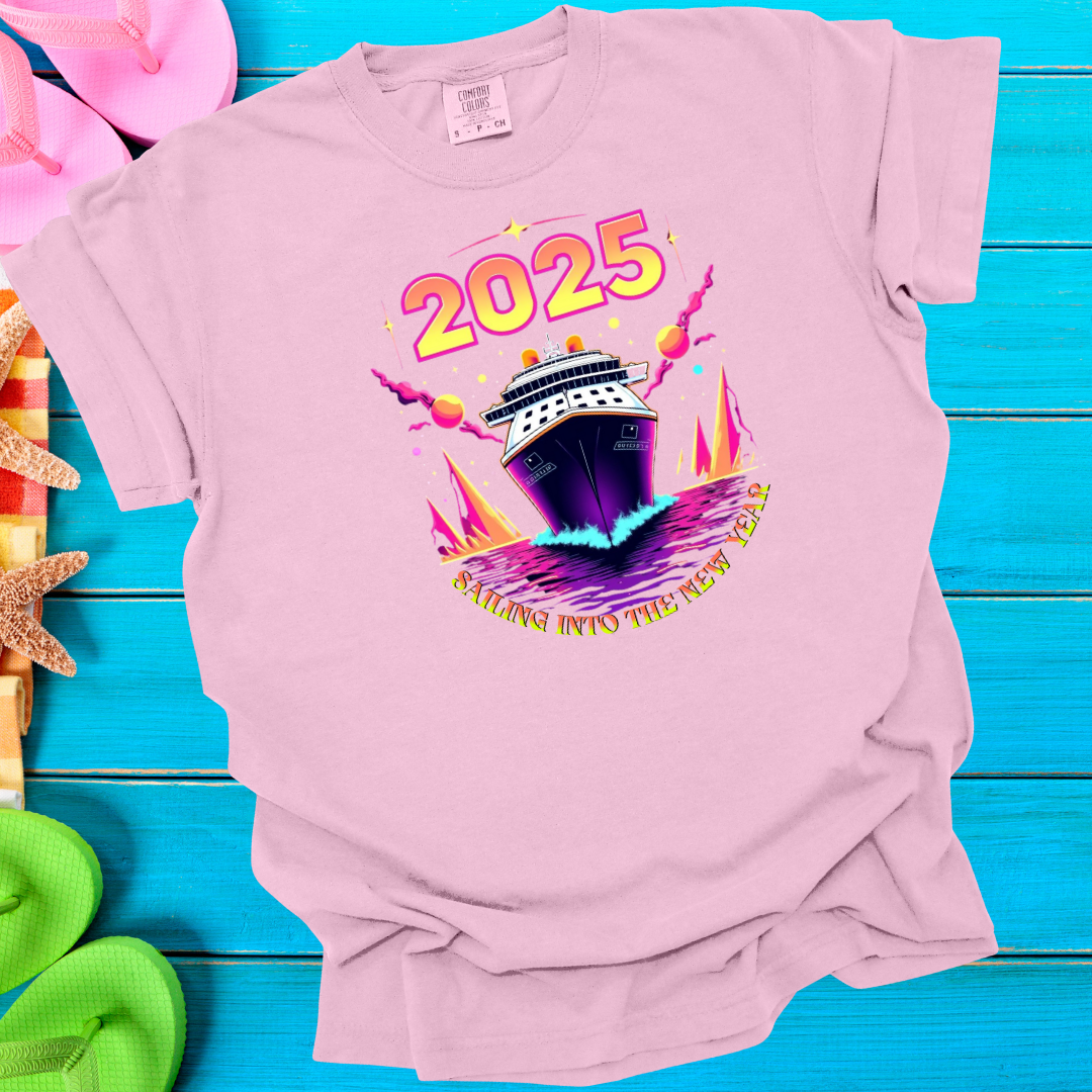 2025 Sailing Into The New Year T-Shirt