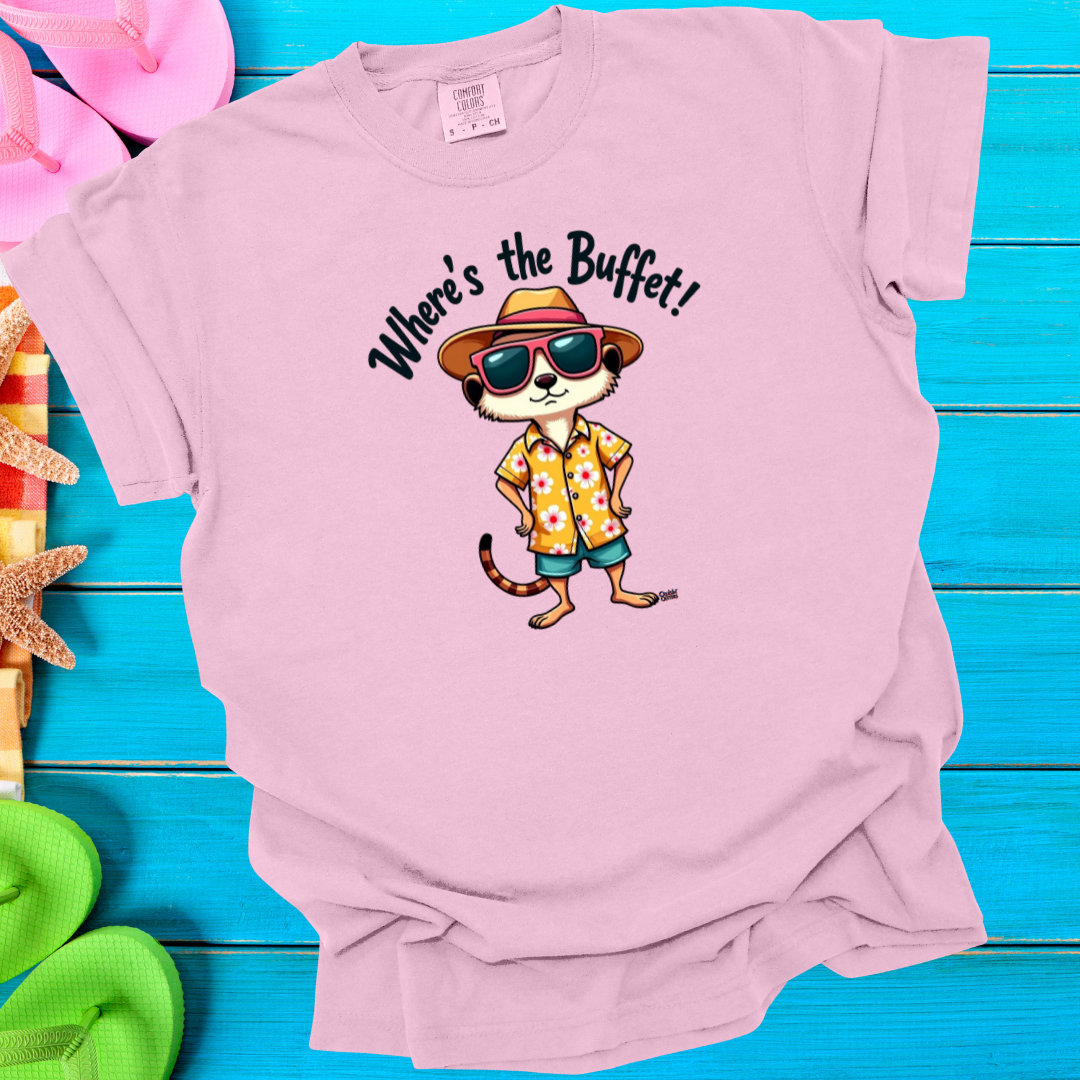 Cruisin' Critters MeerKat Where's The Buffet T-Shirt