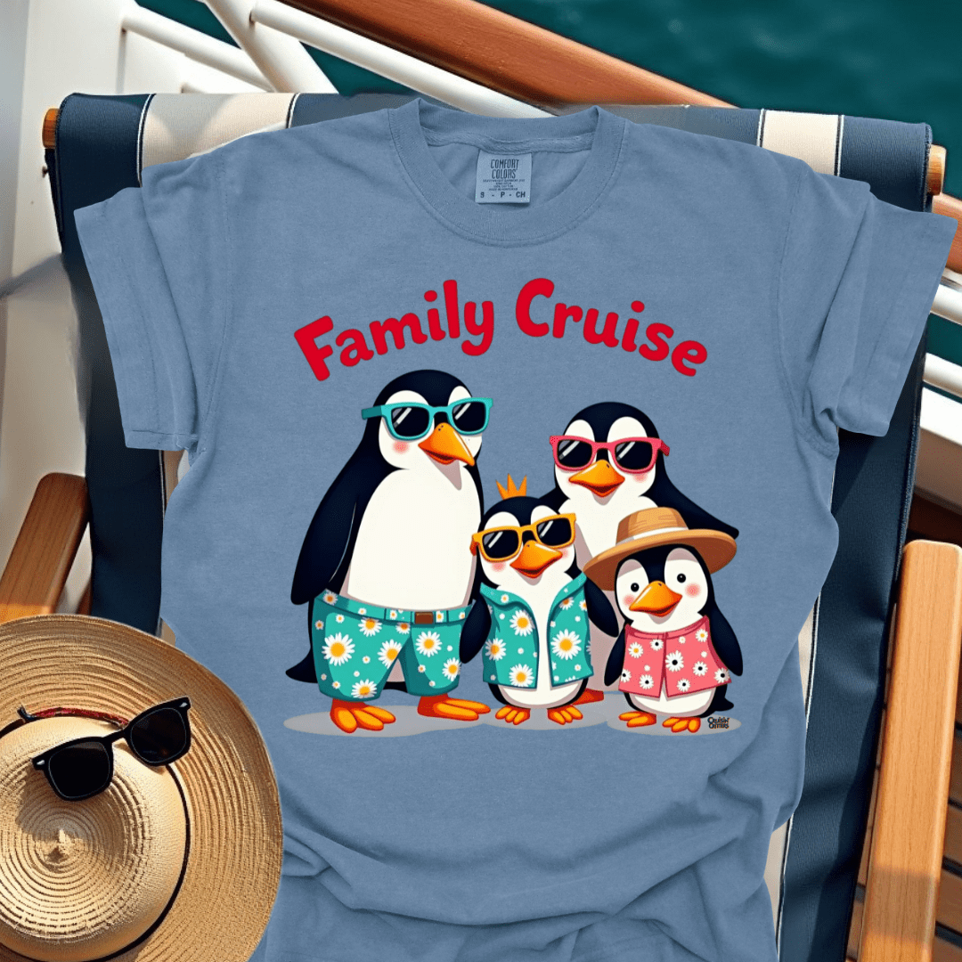 Cruisin' Critters Penguin Family Cruise T-Shirt