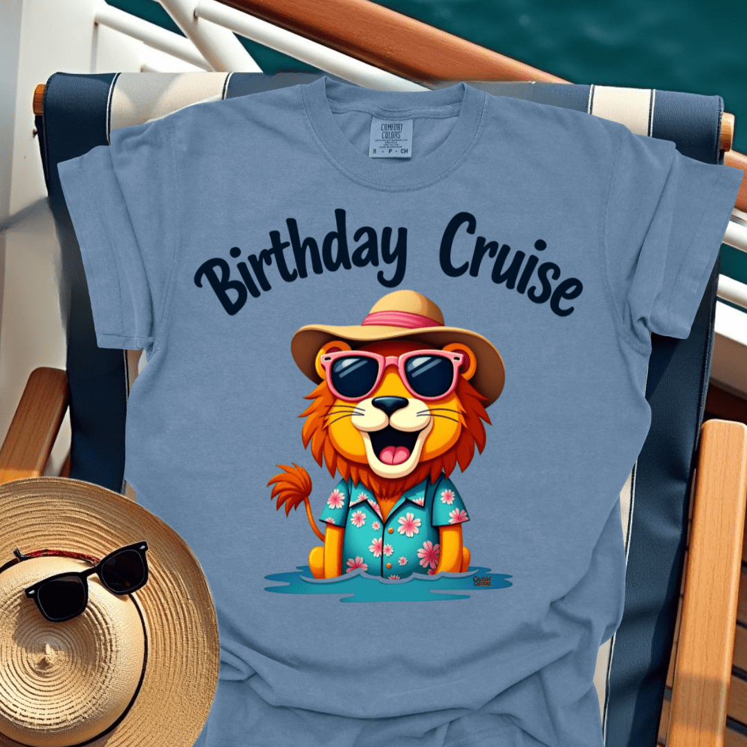 Cruisin' Critters Lion Birthday Cruise T-Shirt