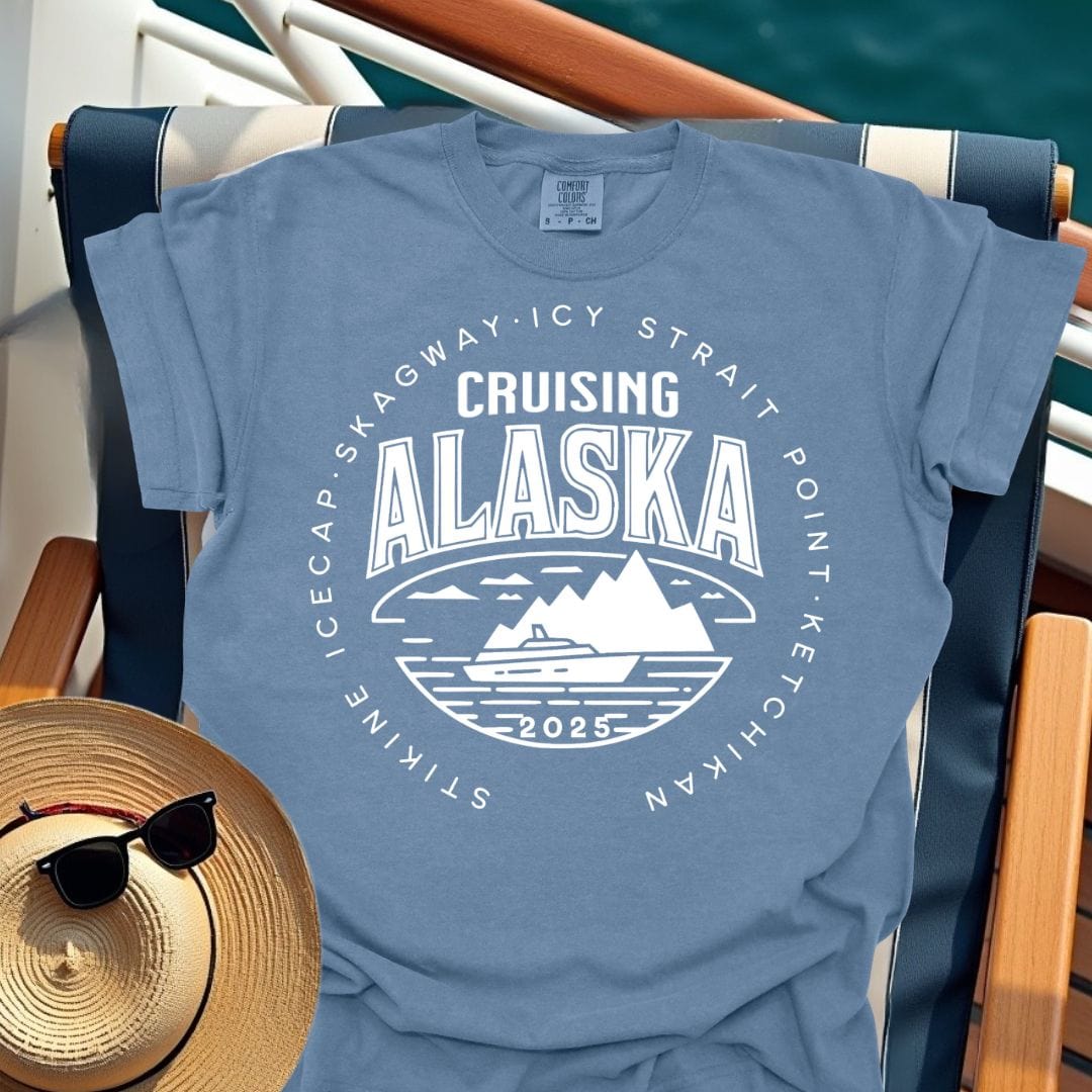 Cruising Alaska 2025 4 Ports (Icy Strait Point) T-Shirt