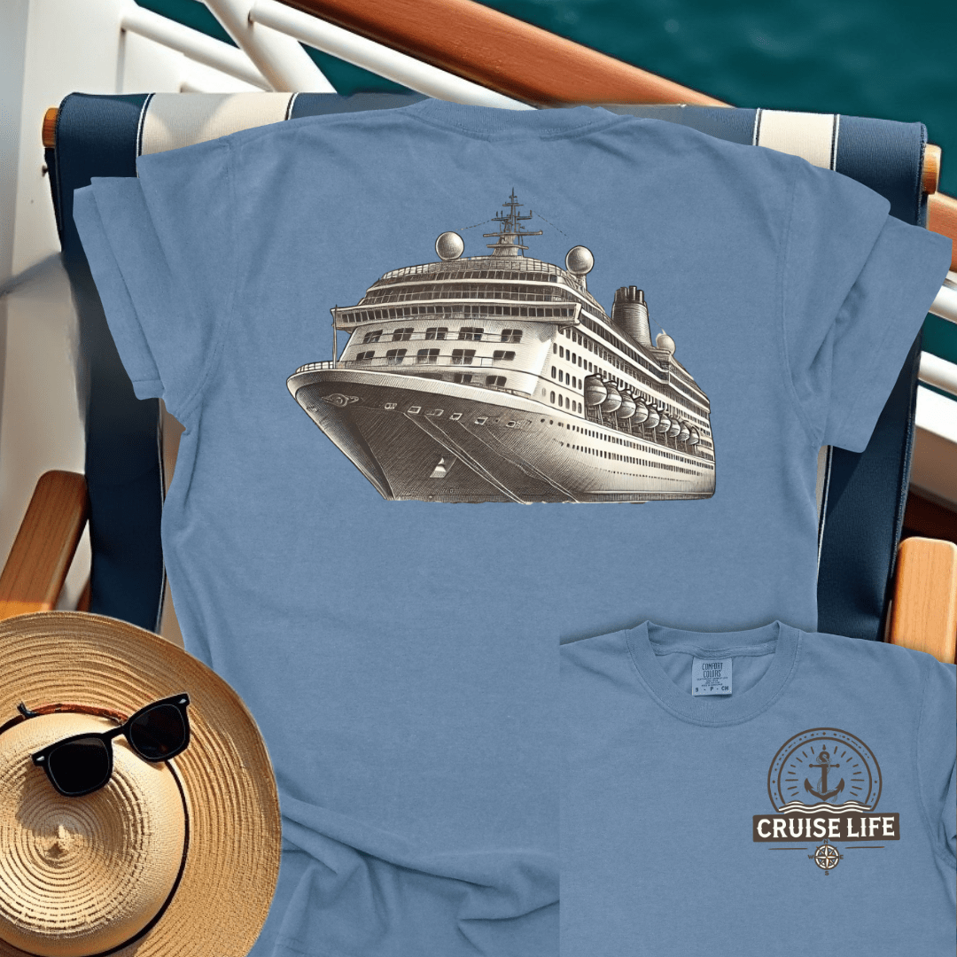 Vintage Ship Cruise Life T-Shirt