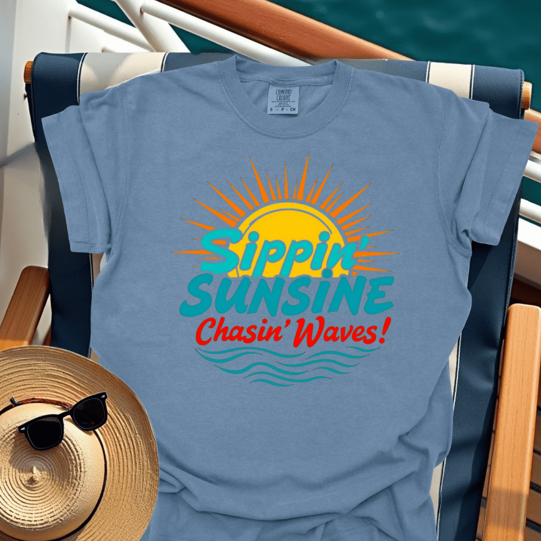 Sippin Sunshine Chasing Waves T-Shirt