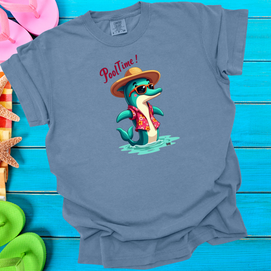 Cruisin' Critters Dolphin Pool Time T-Shirt