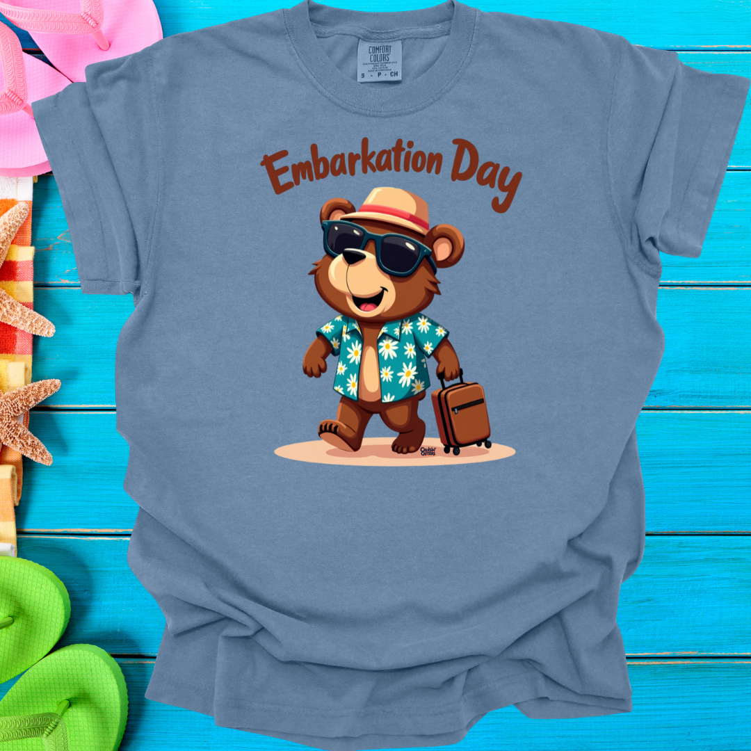 Cruisin' Critters Bear Embarkation Day T-Shirt