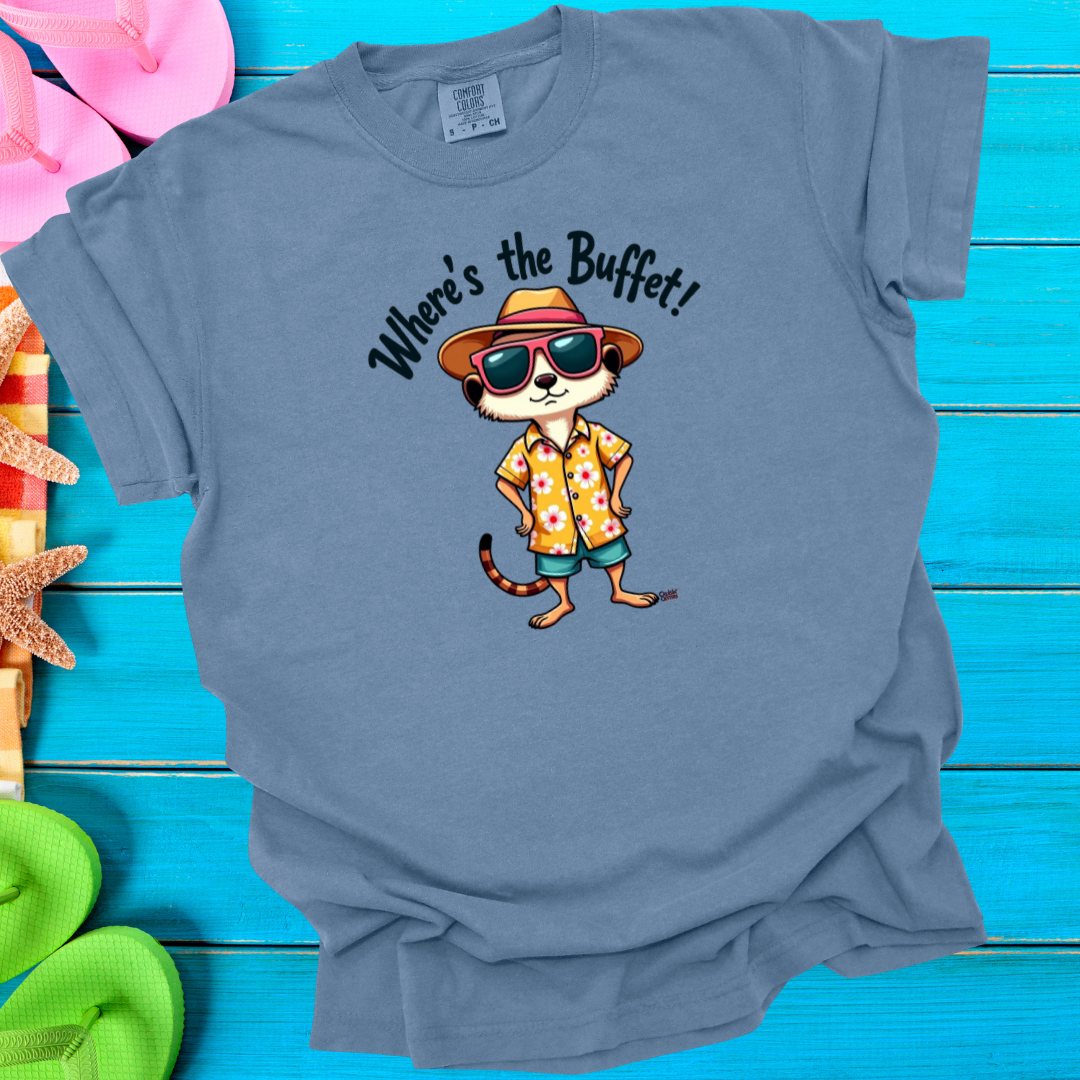 Cruisin' Critters MeerKat Where's The Buffet T-Shirt