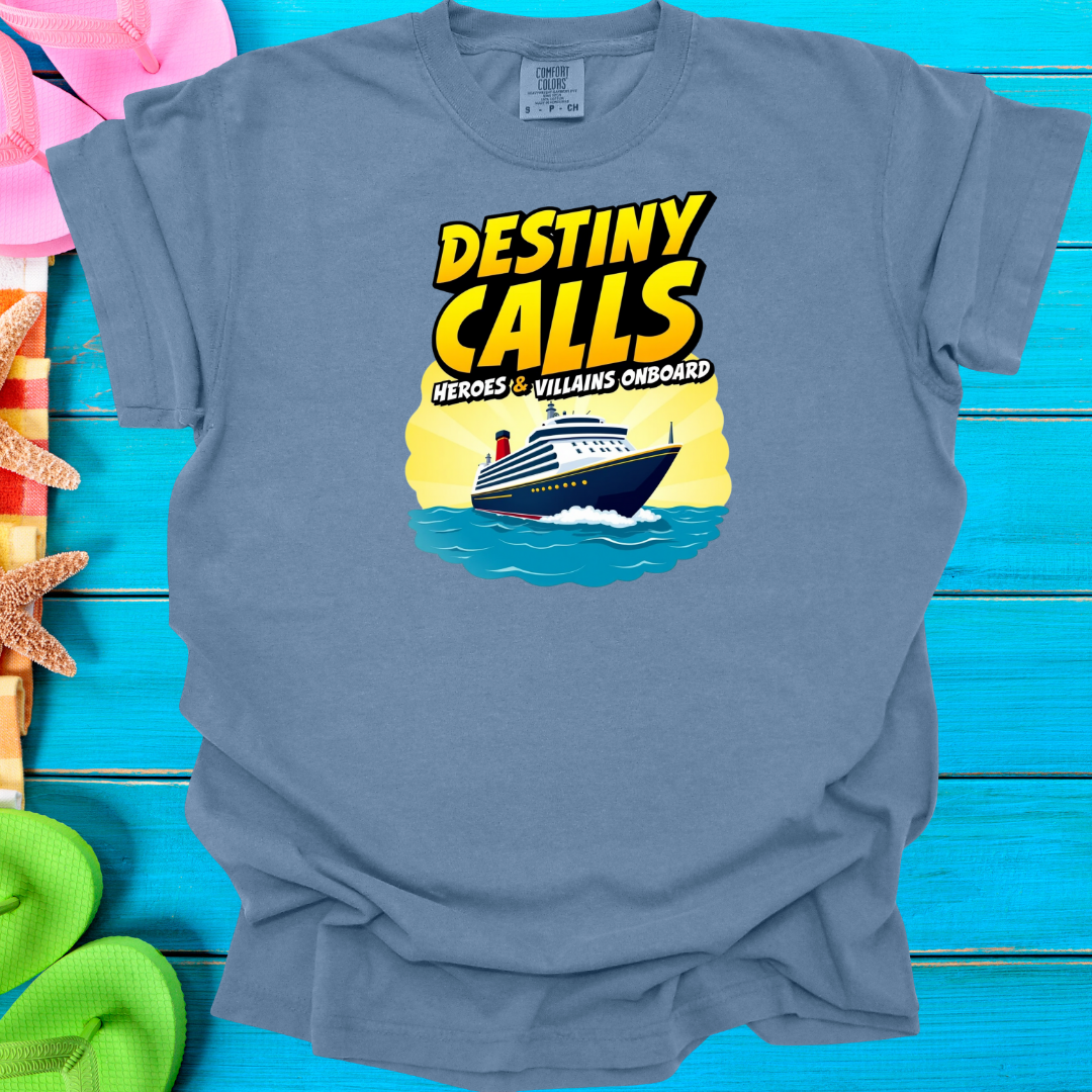 Destiny Calls Heroes and Villians T-Shirt