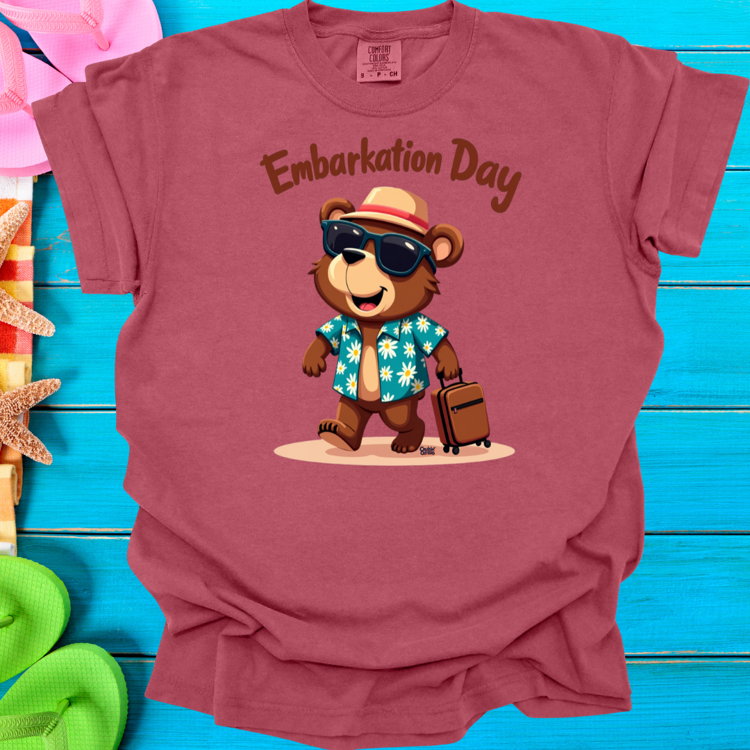 Cruisin' Critters Bear Embarkation Day T-Shirt