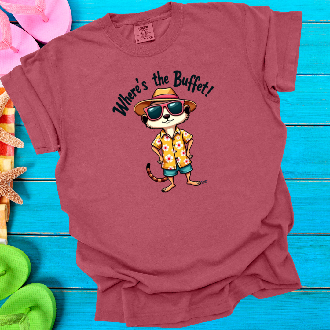 Cruisin' Critters MeerKat Where's The Buffet T-Shirt