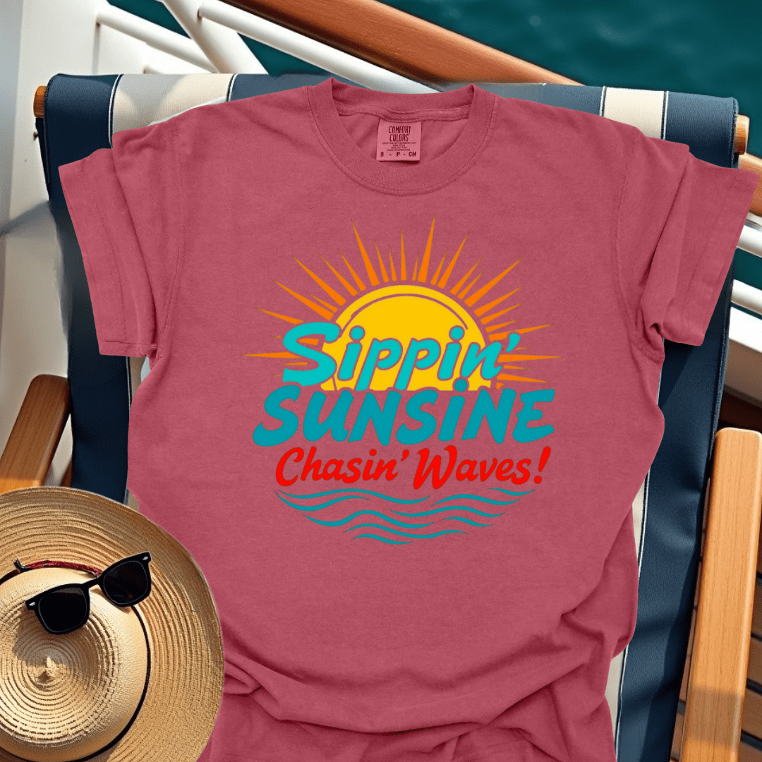Sippin Sunshine Chasing Waves T-Shirt