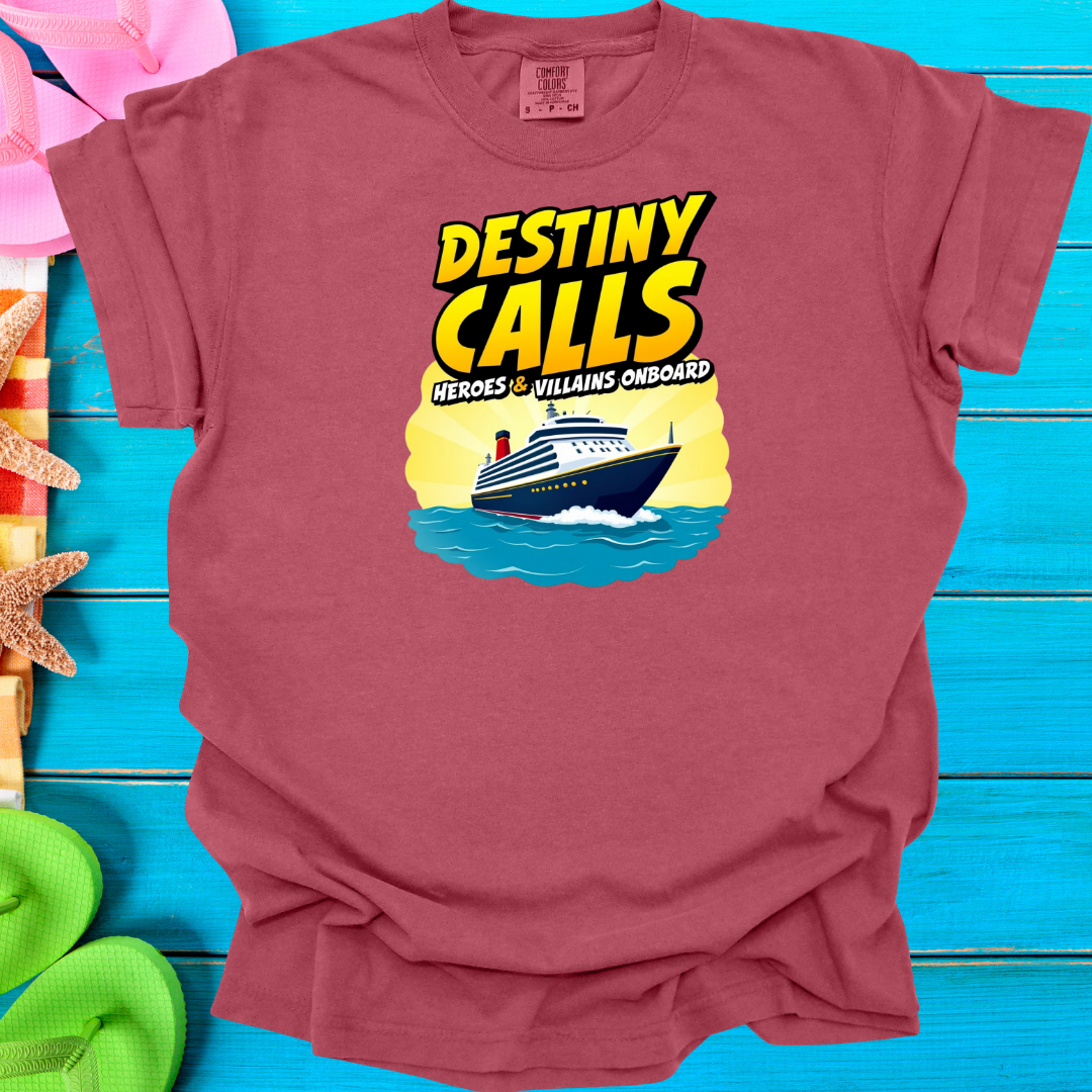 Destiny Calls Heroes and Villians T-Shirt