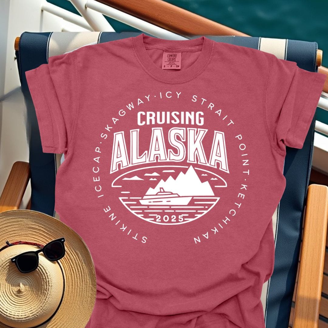 Cruising Alaska 2025 4 Ports (Icy Strait Point) T-Shirt