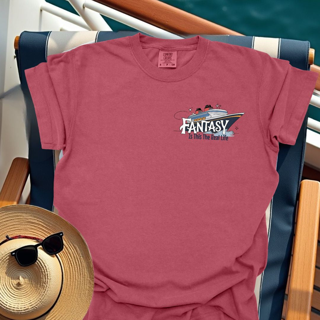 Is This The Real Life.. Fantasy (Chest) T-Shirt