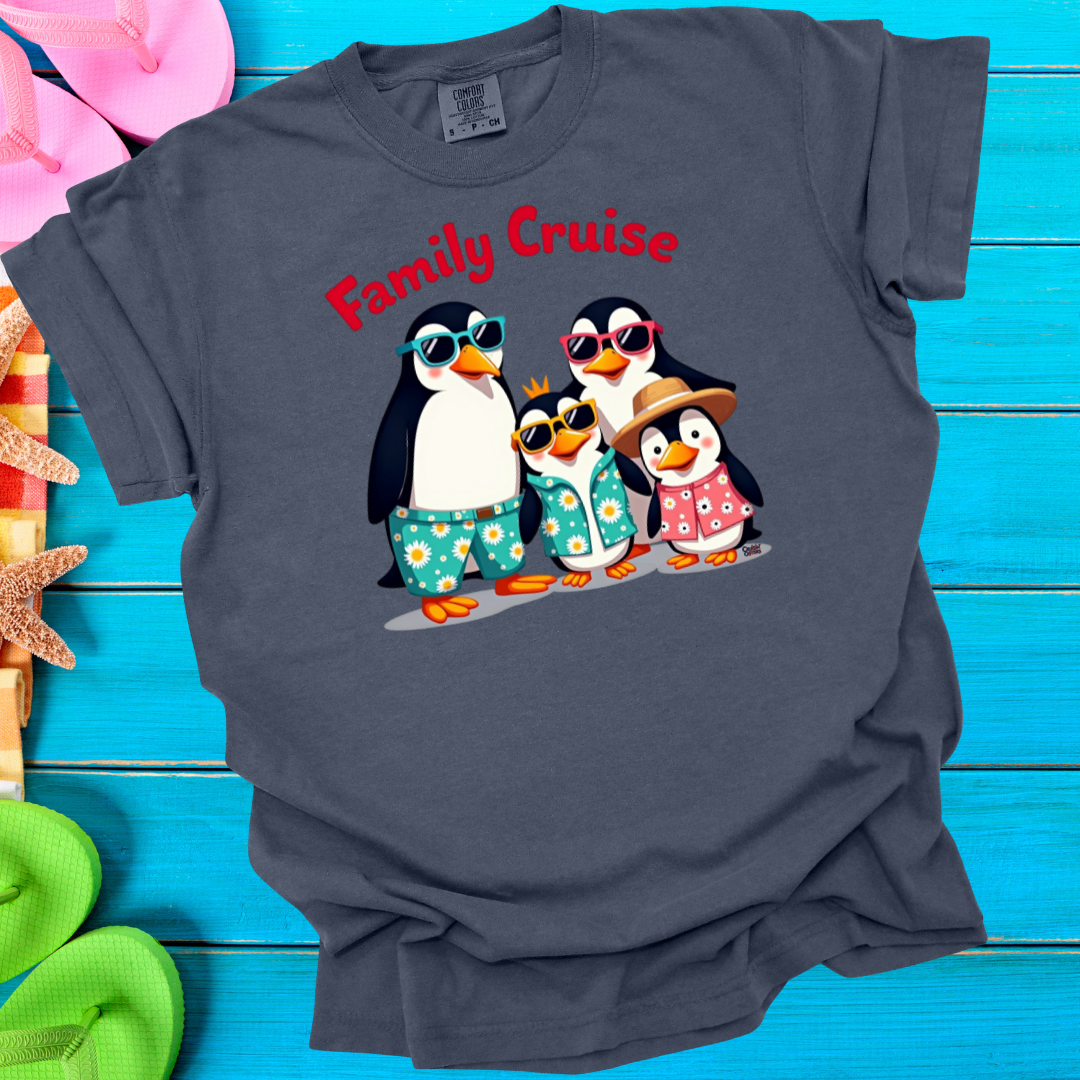 Cruisin' Critters Penguin Family Cruise T-Shirt