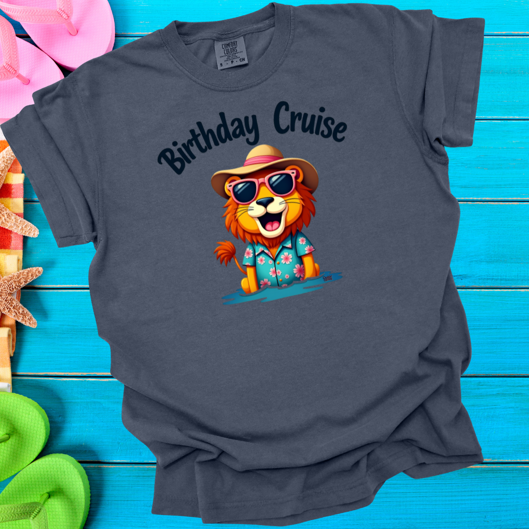 Cruisin' Critters Lion Birthday Cruise T-Shirt