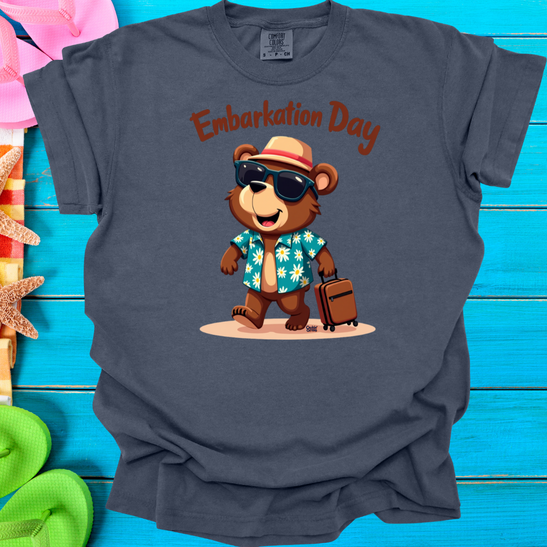 Cruisin' Critters Bear Embarkation Day T-Shirt