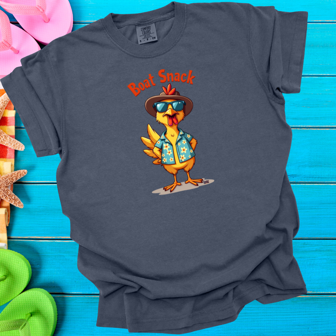 Cruisin' Critters Chicken Boat Snack T-Shirt