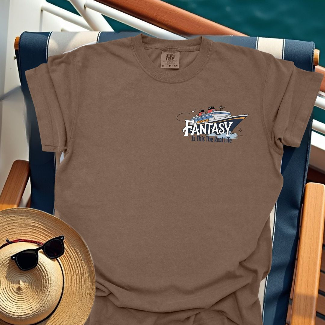 Is This The Real Life.. Fantasy (Chest) T-Shirt