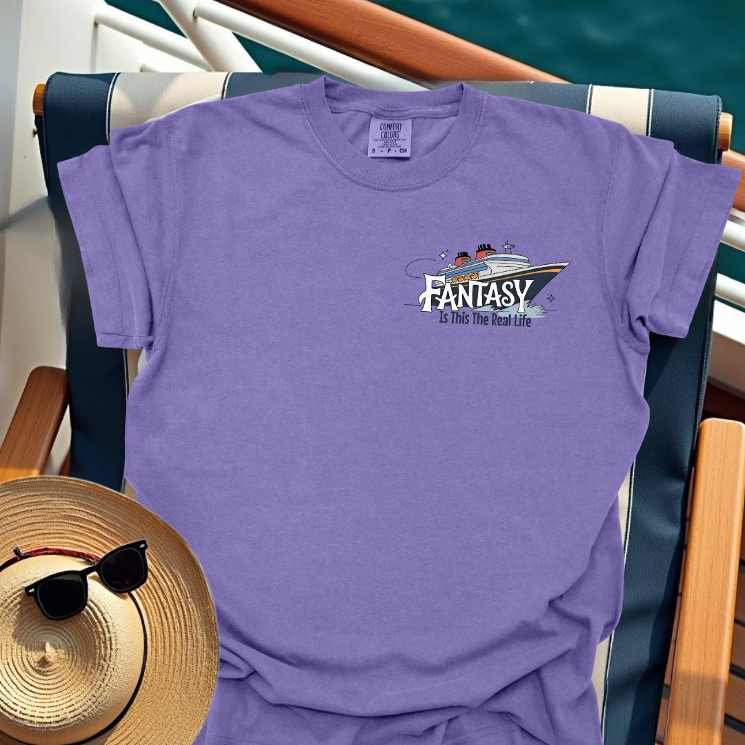 Is This The Real Life.. Fantasy (Chest) T-Shirt