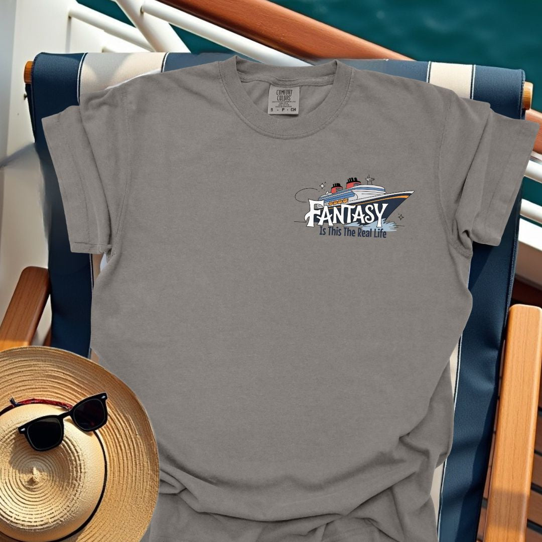 Is This The Real Life.. Fantasy (Chest) T-Shirt