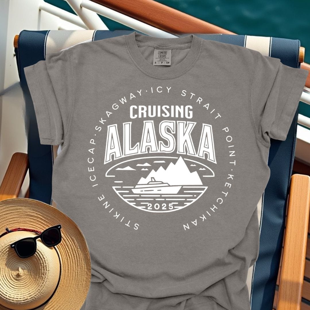 Cruising Alaska 2025 4 Ports (Icy Strait Point) T-Shirt