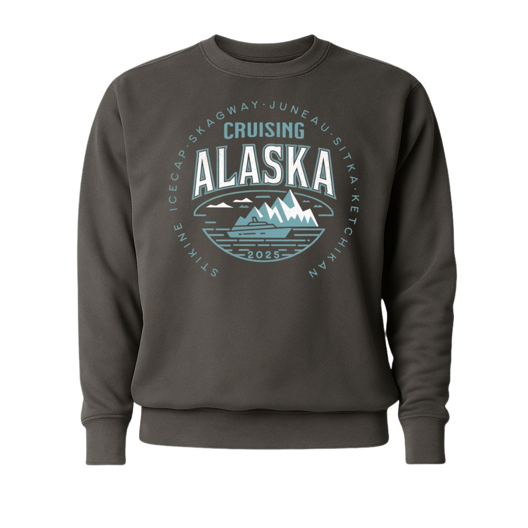 Cruising Alaska 2025 5 Ports Sweatshirt