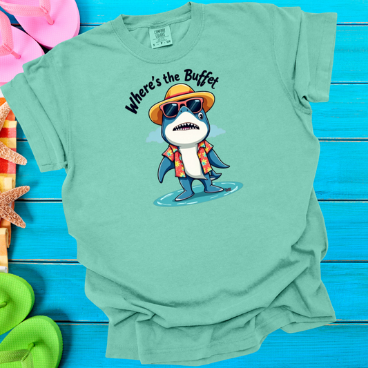 Cruisin' Critters Shark Where's The Buffet T-Shirt